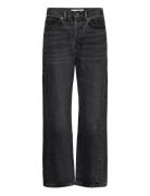 Mango Straight Jeans With Forward Seams Grå