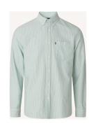 Lexington Clothing Casual Striped Oxford B.d Shirt Grön