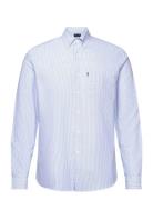 Lexington Clothing Casual Striped Oxford B.d Shirt Blå