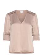 Dante6 D6Cascais Silk Blouse Beige