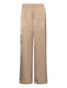 Dante6 D6Harlow Satin Wide Pants Beige