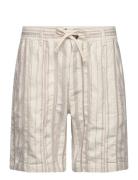 Anerkjendt Aklt Jan Elastic Cotton Shorts Beige