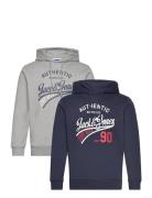 Jack & J S Jjethan Sweat Hood 2Pk Mp Noos Marinblå