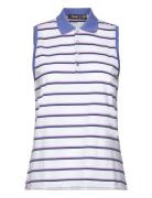 Ralph Lauren Golf Tailored Fit Sleeveless Polo Shirt Vit