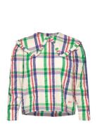 Bobo Choses Over D Collar Checked Blouse Multi/patterned