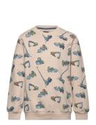 Minymo Sweatshirt Ls Aop Beige