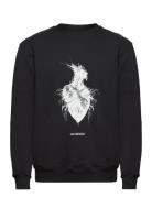 HAN Kjøbenhavn Heart Monster Regular Crewneck Svart