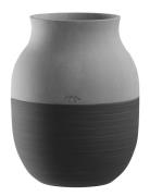 Kähler Omaggio Circulare Vase H20 Cm Anthracite Grey Grå