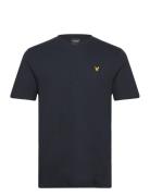 Lyle & Scott Slub T Shirt Marinblå