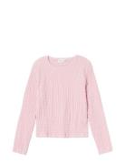 Name It Nkfsilma Ls Slim Short Top Rosa