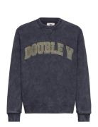 Double A By Wood Wood Rod Junior Ivy Sweatshirt Gots Grå