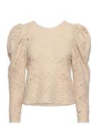 MAUD Kelis Lace Blouse Beige