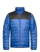 Bergans Røros Box Down Light Jacket Strong Blue/Solid Charcoal L Blå