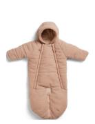 Elodie Details Baby Overall - Pink Bouclé 6-12M Korall