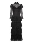 Malina Joelle Lace Maxi Dress Svart