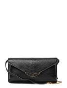 Zadig & Voltaire Borderline Clutch Embossed Igu Svart