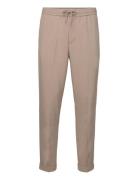 Lindbergh Elasticated Waist Formal Pants Beige