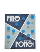PRINTWORKS Portable Table Tennis - Ping Pong Marinblå
