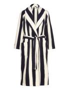 GANT Stripe Robe Marinblå