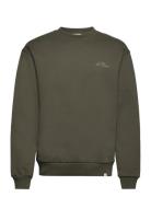 Les Deux Crew Sweatshirt Khaki Green