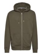 Superdry Essential Logo Zip Hoodie Ub Khaki Green