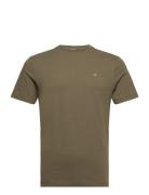 GANT Reg Shield Ss T-Shirt Khaki Green