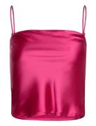 Gina Tricot Satin Singlet Rosa