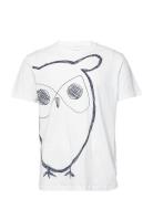 Knowledge Cotton Apparel Aop Owl Tee - Gots/Vegan Vit