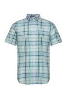 GANT D1. Reg Colorful Check Ss Bd Grön