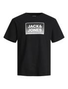 Jack & J S Jjsteel Tee Ss Jnr Svart