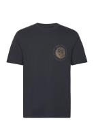 Marc O'Polo T-Shirts Short Sleeve Marinblå