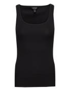 Lauren Ralph Lauren Cotton-Blend Tank Top Svart