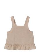 Name It Nkffalinnen Strap Top Beige