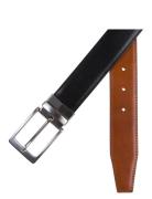 Portia 1924 Full Grain Leather Belt Reversable Svart