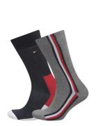 Tommy Hilfiger Th Men Iconic Hidden Sock 2P Grå