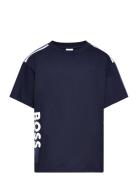 BOSS Short Sleeves Tee-Shirt Marinblå