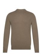 Jack & J S Jprcclambswool Knit Crew Neck Ln Khaki Green