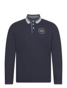 Tom Tailor Basic Longsleeve Polo Marinblå