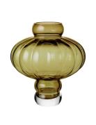 LOUISE ROE Balloon Vase 02 Khaki Green