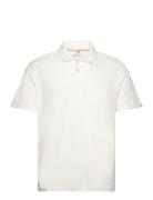 Anerkjendt Akkikki S/S Frotte Polo Tee Vit