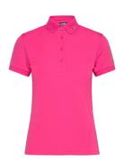 J. Lindeberg Tour Tech Polo Rosa