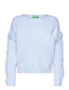 United Colors Of Benetton Boat-Neck Sweat.l/S Blå