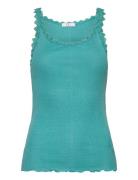 Coster Copenhagen Cc Heart Poppy Silk Lace Camisole Blå