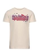 PUMA Ess+ Summer Camp Tee Beige