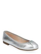 Bianco Biamadison Ballerina Metallic Leather Silver