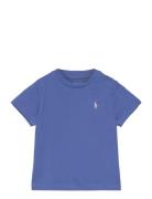 Ralph Lauren Baby Cotton Jersey Crewneck Tee Blå