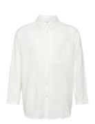 Grunt Latti Ls Linen Shirt Vit