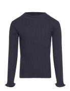 Name It Nkfvianna Ls Slim Knit N Marinblå