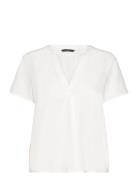 Vero Moda Vmmymilo Ss V-Neck Top Wvn Ga Vit