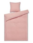 Juna Lollipop Bed Linen 140X220 Cm Soft Pink Dk Rosa